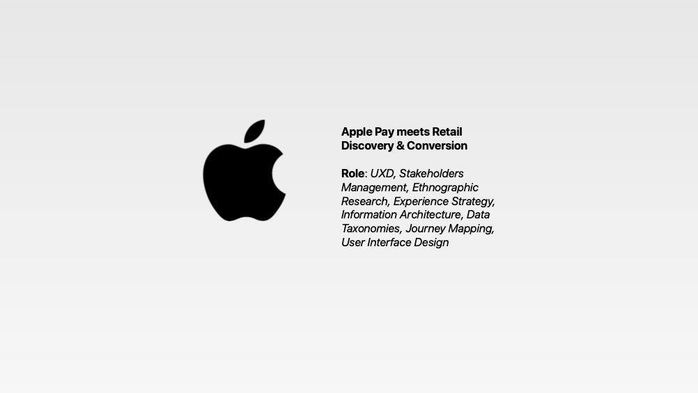 Apple Pay Meets Retail Discovery & Conversion